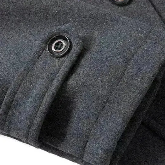 Cold-resistant Plus Cotton Woolen Men's Jacket