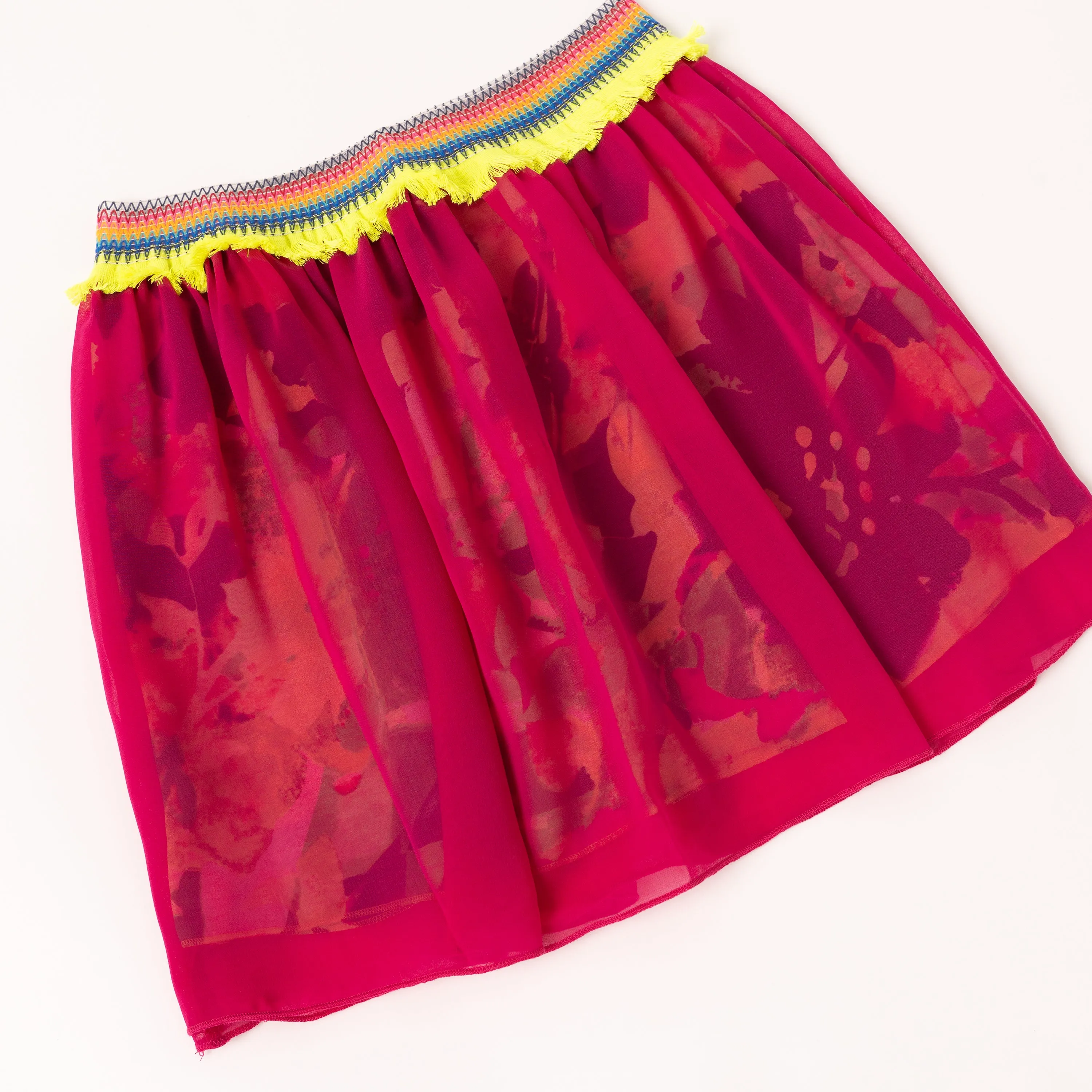 Floral Overlay Skirt