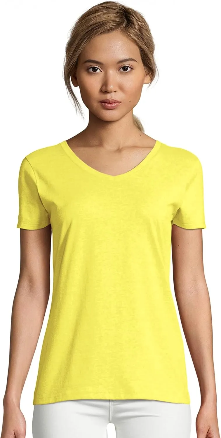 Hanes Women's X-Temp V-Neck T-Shirt