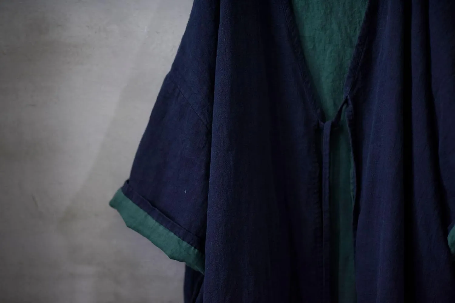 NFYM Women Fall Spring Loose Kimono Duster Tie Front Double Layer Cotton Linen Trench Jackt Coat Plus Size Outerwear