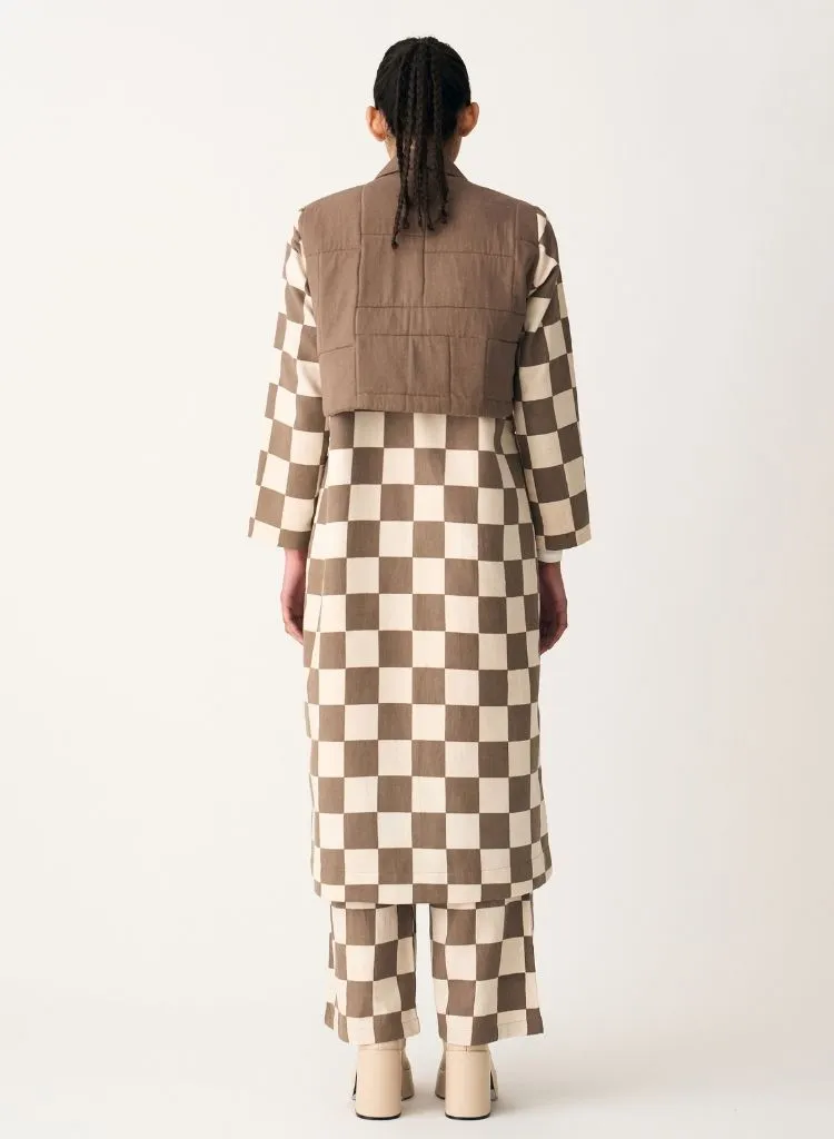 Quilted Yoke Trench