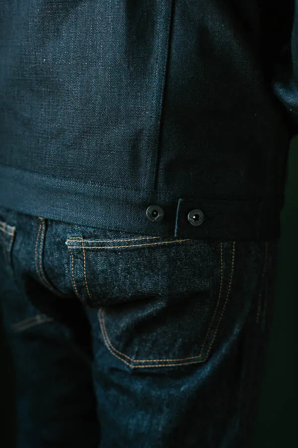 RGT x James Dant - 17oz Cryptic Supply Jacket - Indigo x Black