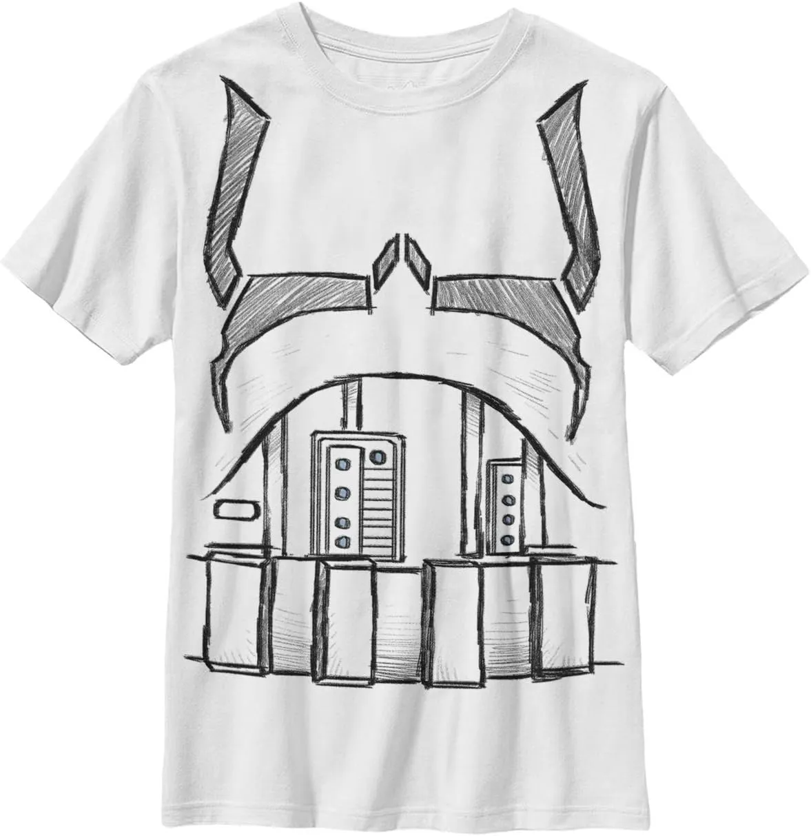STAR WARS Boy's Stormtrooper Cartoon Costume T-Shirt