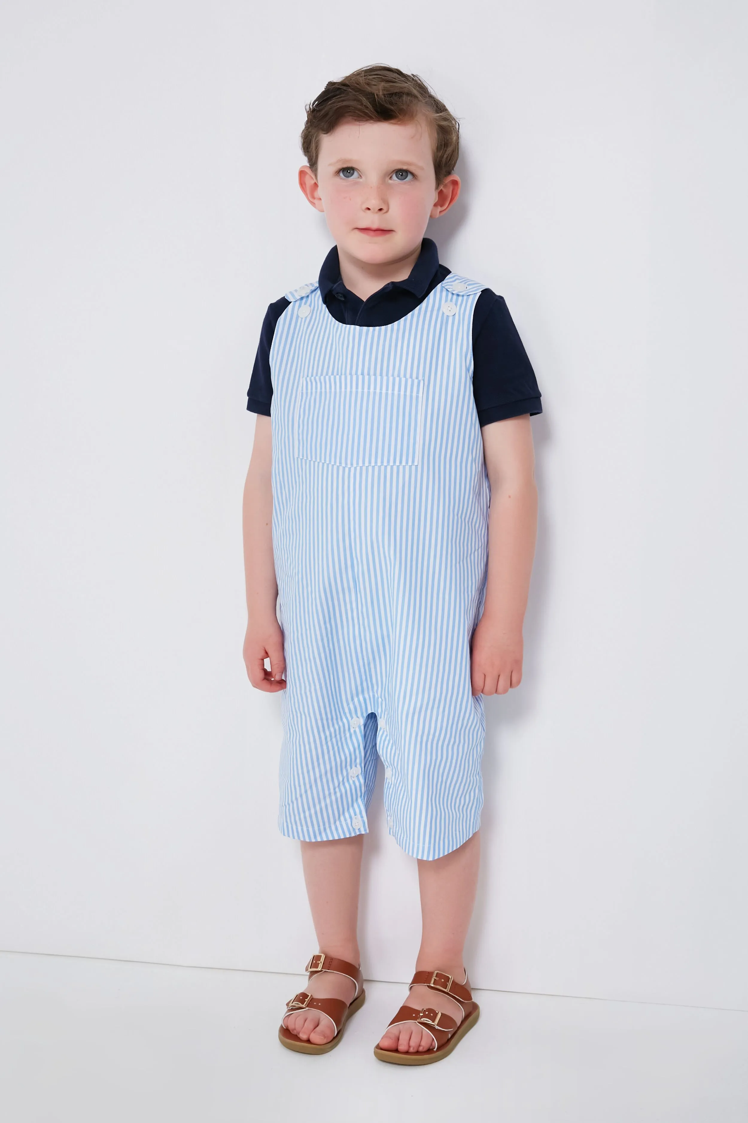 Striped Dungarees